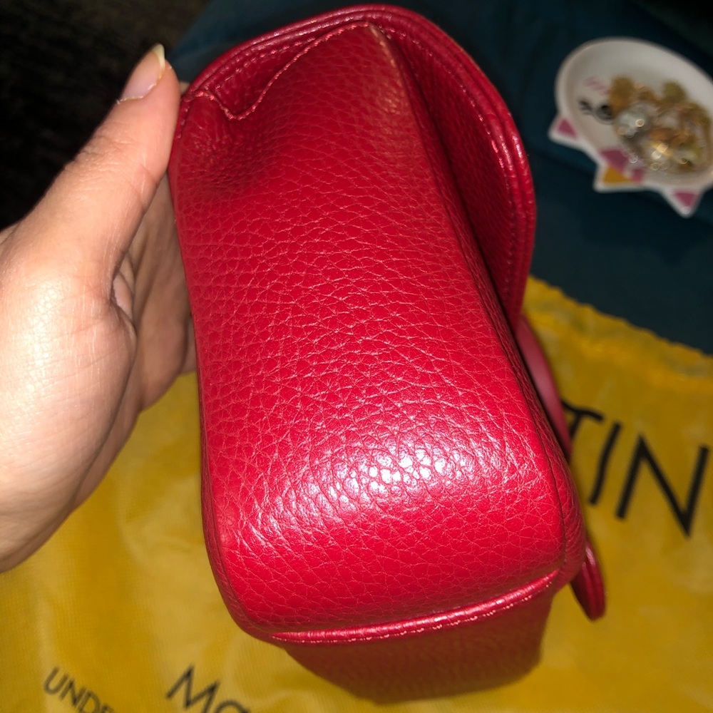 💯Valentino by Mario red carmin bag - Picture 4 of 6